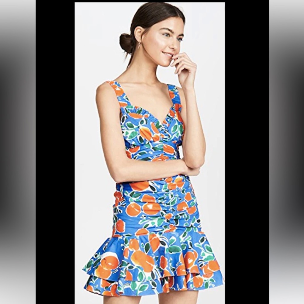Adorable Jonathan Simkhai Citrus Bloom Dress, NWT
